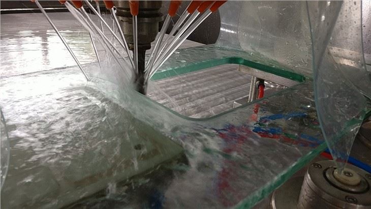 CNC GLASS WORKING CENTER MACHINE